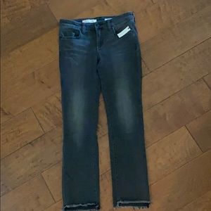 NWT Anthropologie Pilcro Parallel Fray Hem